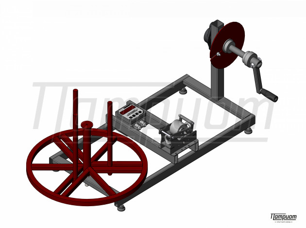 Станок отмотки кабеля и провода на катушку МПК 0,5-30КМ1 Патриот