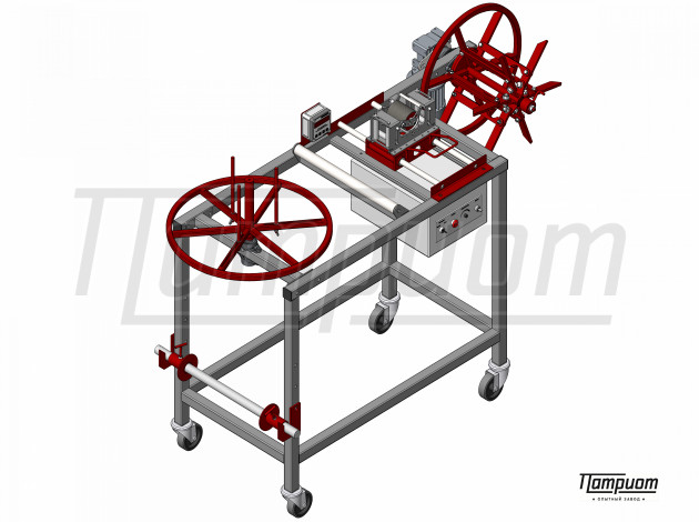 Станок отмотки кабеля и провода с электроприводом МПК 0,6-0,5-50ПК Патриот