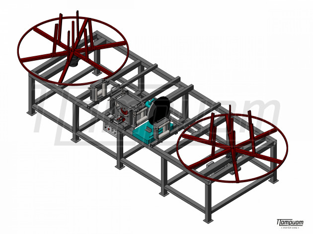 Станок для перемотки рукавов высокого давления МПРВД 1,5-300ПМ100 Патриот