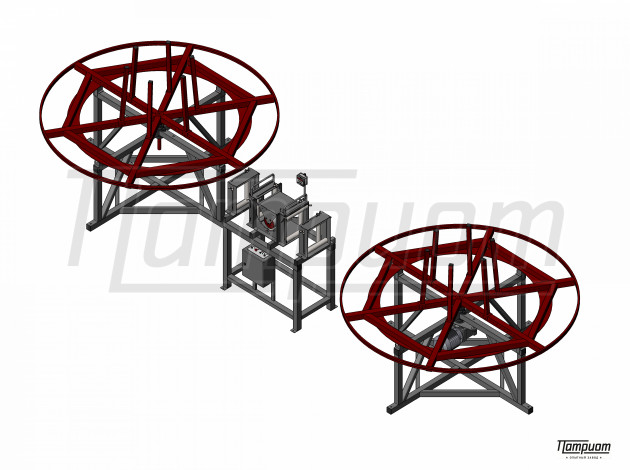 Станок для перемотки рукавов высокого давления МПРВД 2,4-500ПМ200 Патриот